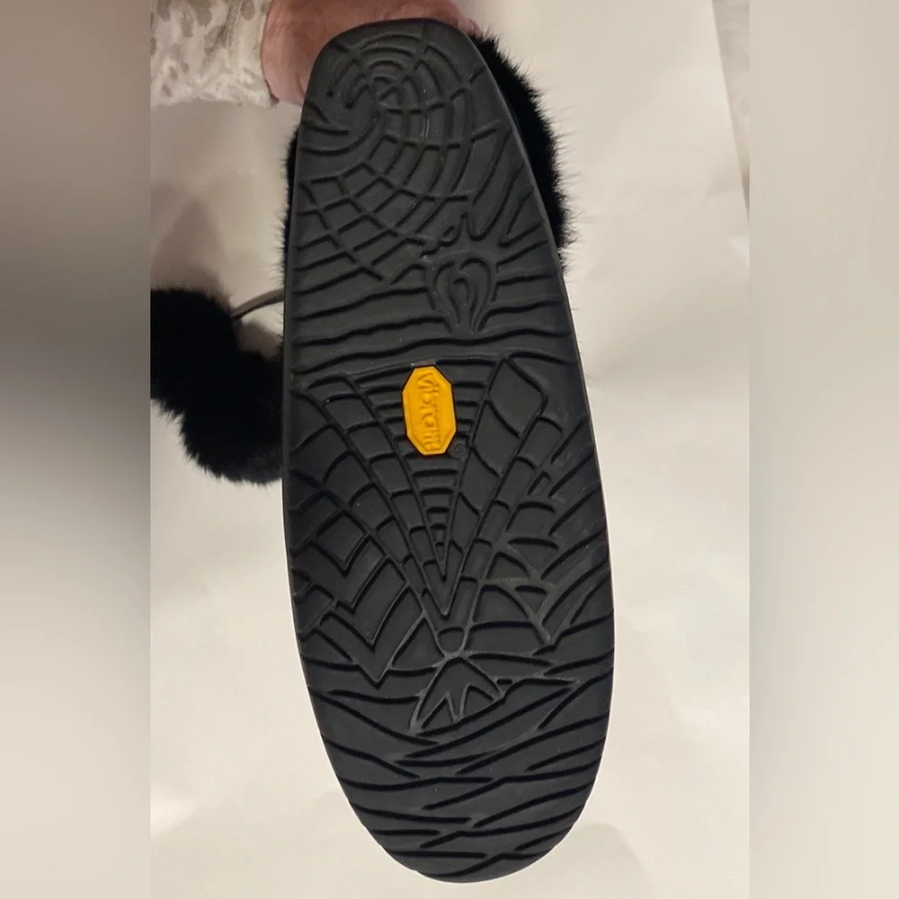 MANITOBAH MUKLUKS CANADA SNOWY OWL WATERPROOF BLACK WINTER HIGH FASHION BOOT 8 - Picture 3 of 16